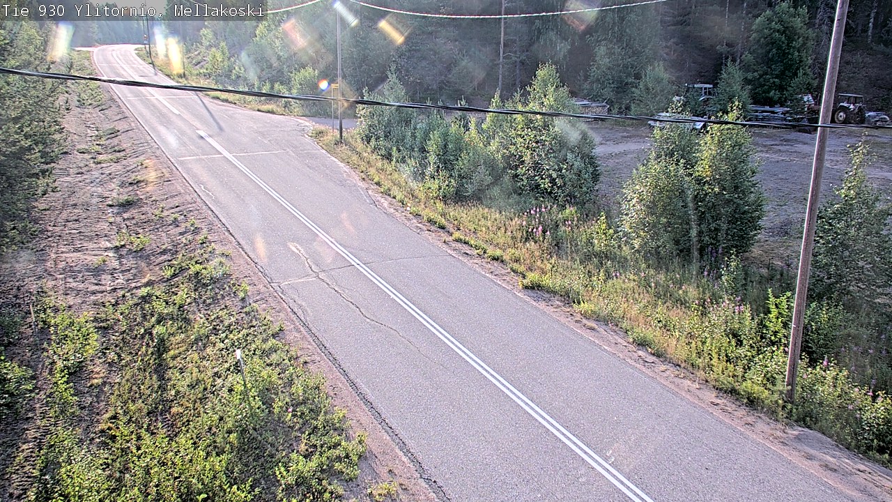 Weather Camera Image Road 83 Ylitornio, Mellakoski, Ylitornio, Lappi