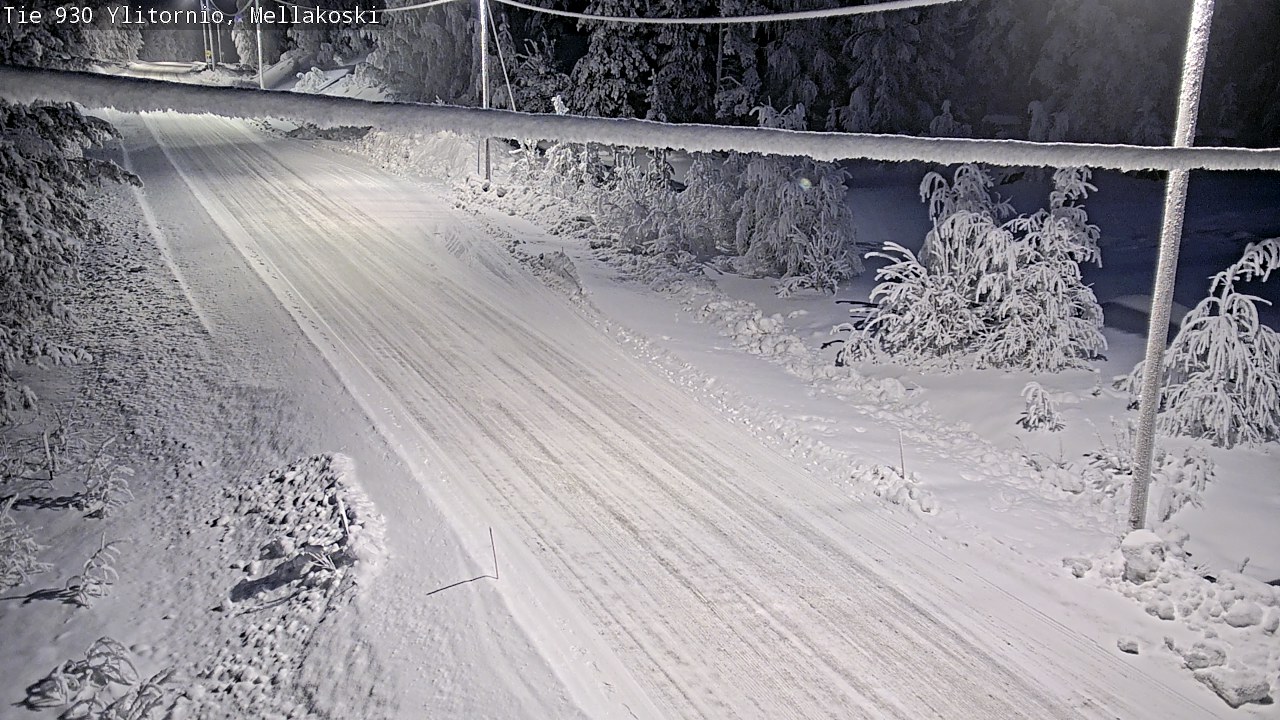 Weather Camera Image Road 83 Ylitornio, Mellakoski, Ylitornio, Lappi