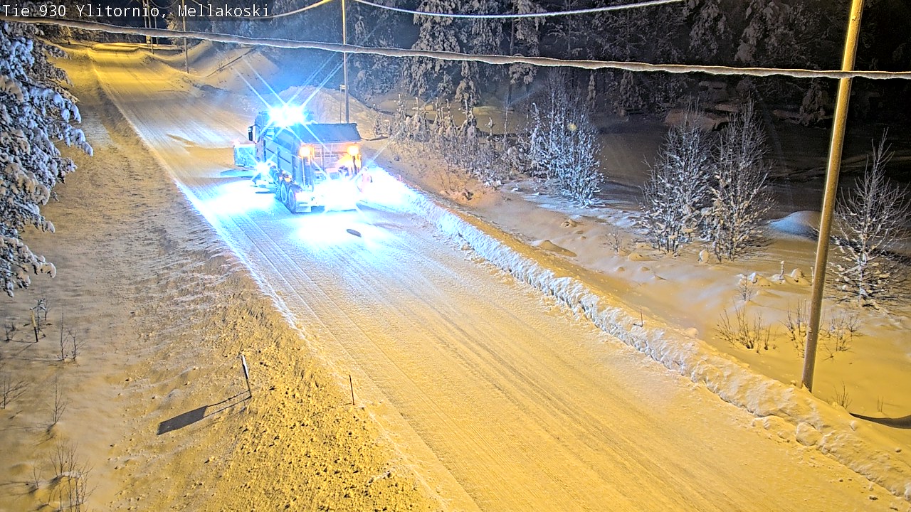 Weather Camera Image Road 83 Ylitornio, Mellakoski, Ylitornio, Lappi