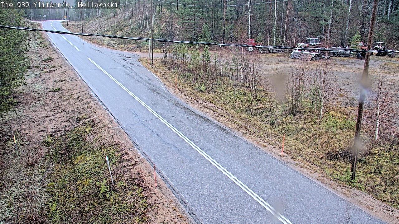 Weather Camera Image Väg 83 Övertorneå, Mellakoski, Ylitornio, Lappi