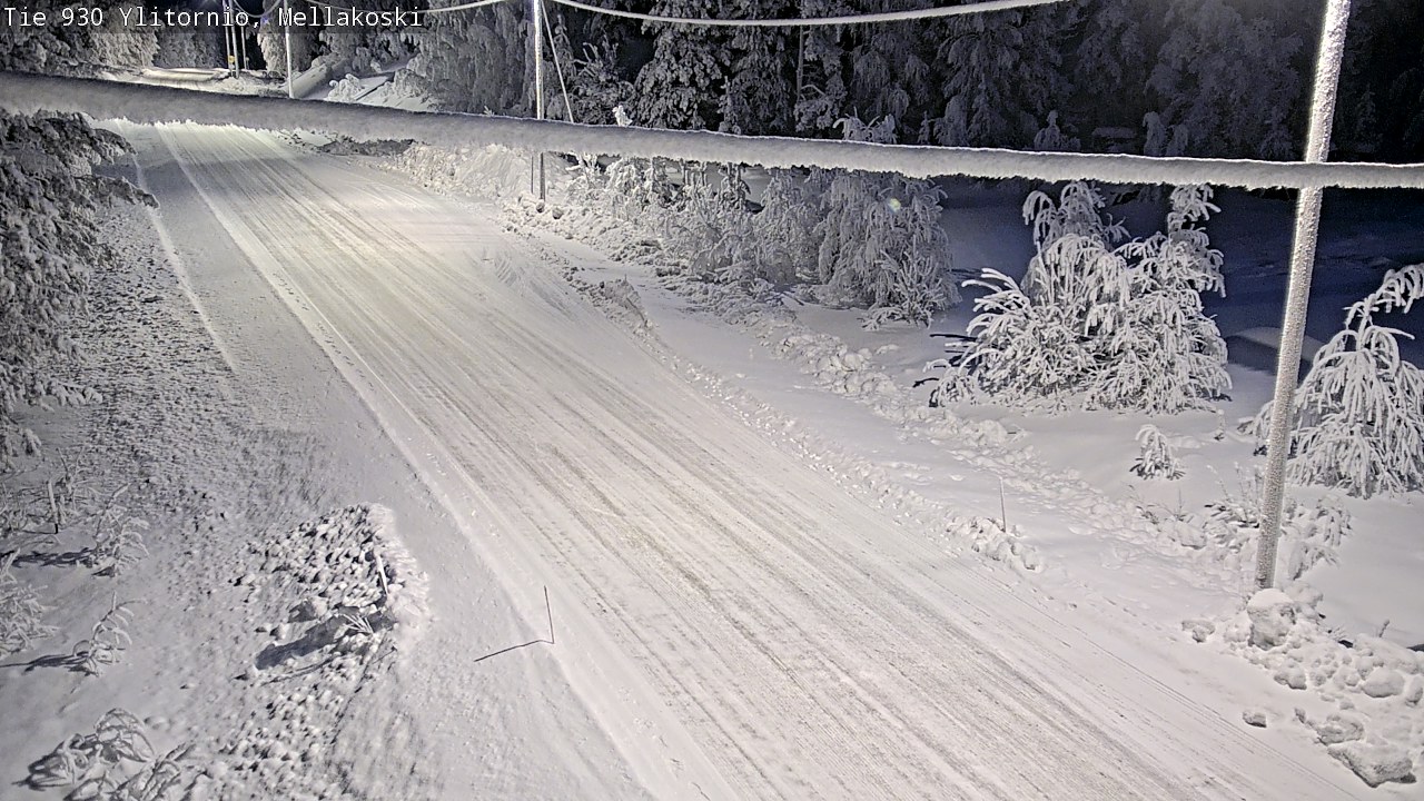 Weather Camera Image Road 83 Ylitornio, Mellakoski, Ylitornio, Lappi