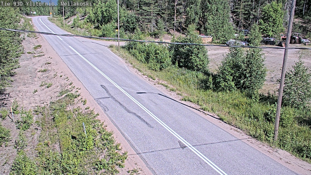 Weather Camera Image Road 83 Ylitornio, Mellakoski, Ylitornio, Lappi
