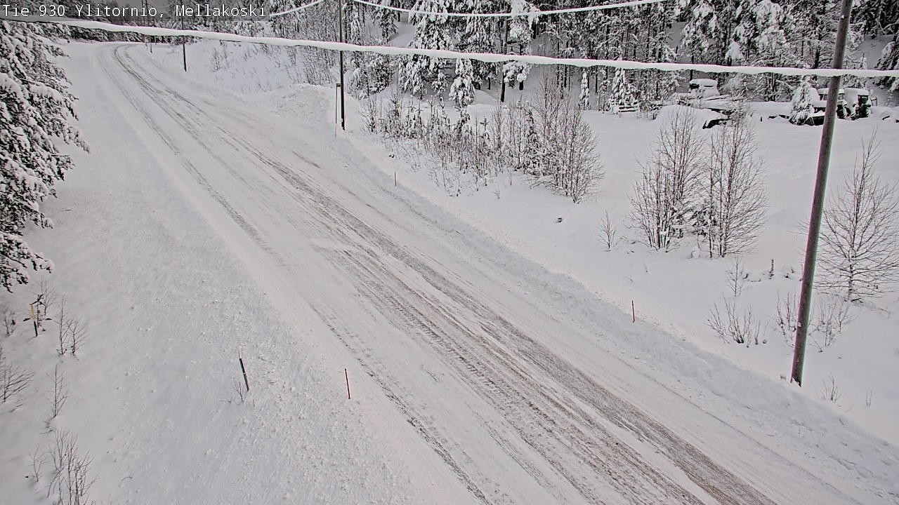 Weather Camera Image Väg 83 Övertorneå, Mellakoski, Ylitornio, Lappi