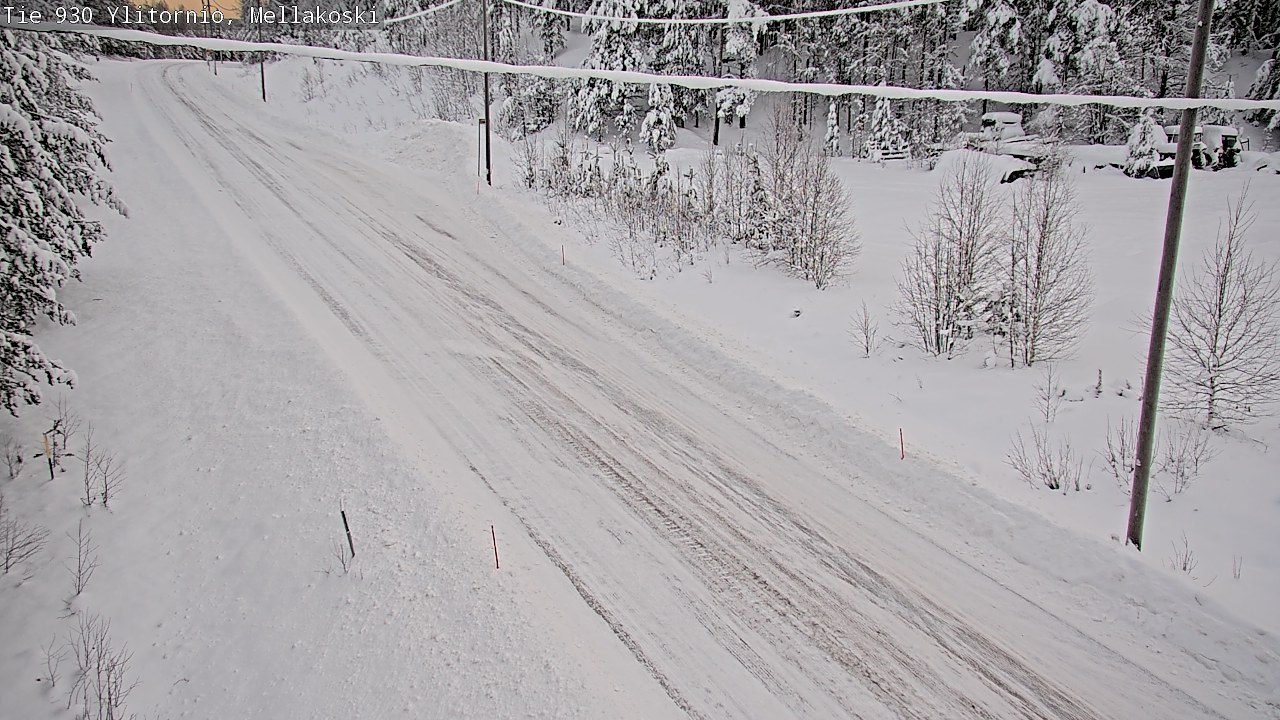 Weather Camera Image Road 83 Ylitornio, Mellakoski, Ylitornio, Lappi
