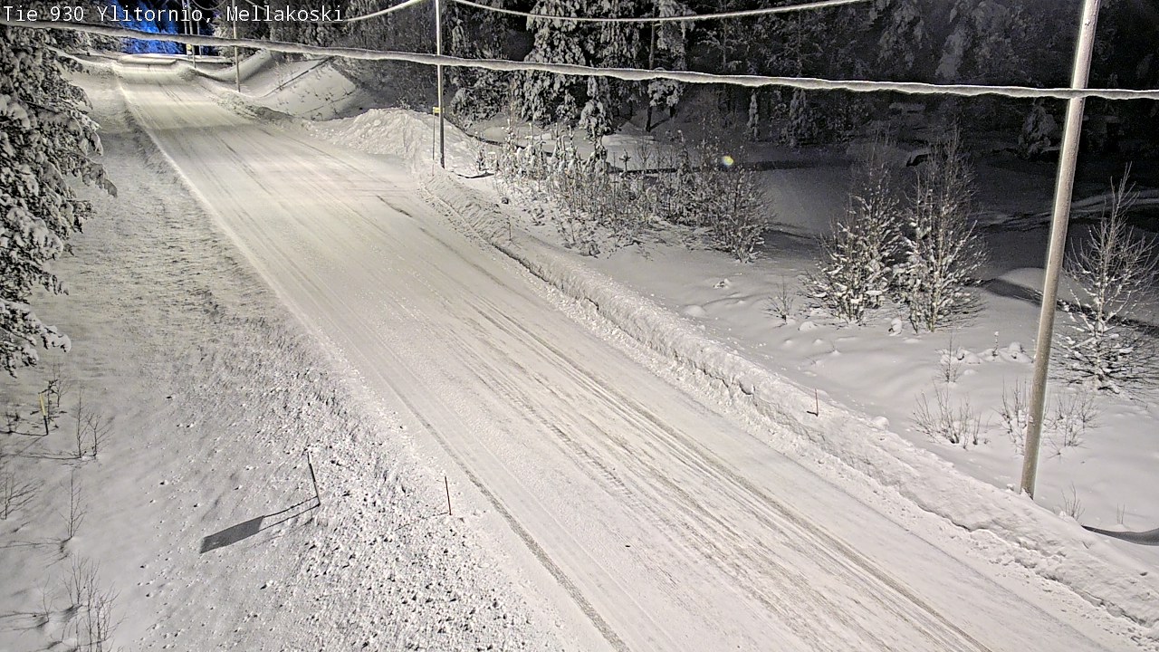 Weather Camera Image Road 83 Ylitornio, Mellakoski, Ylitornio, Lappi