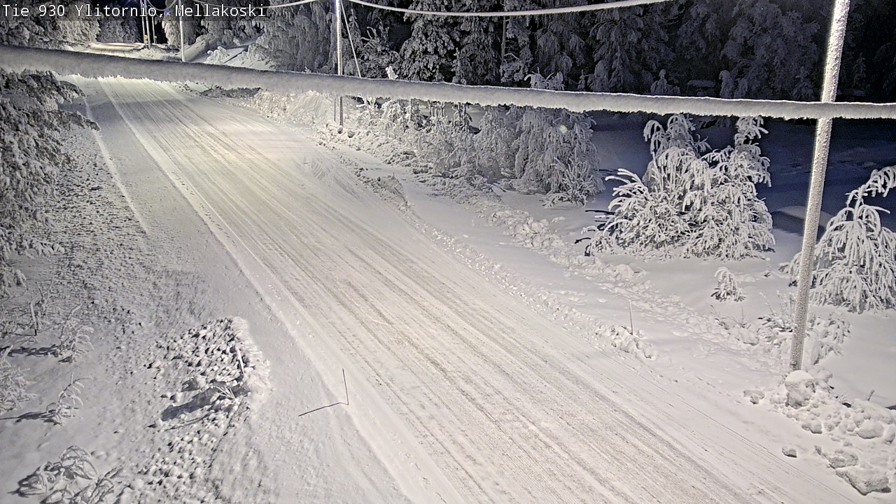 Weather Camera Image Road 83 Ylitornio, Mellakoski, Ylitornio, Lappi