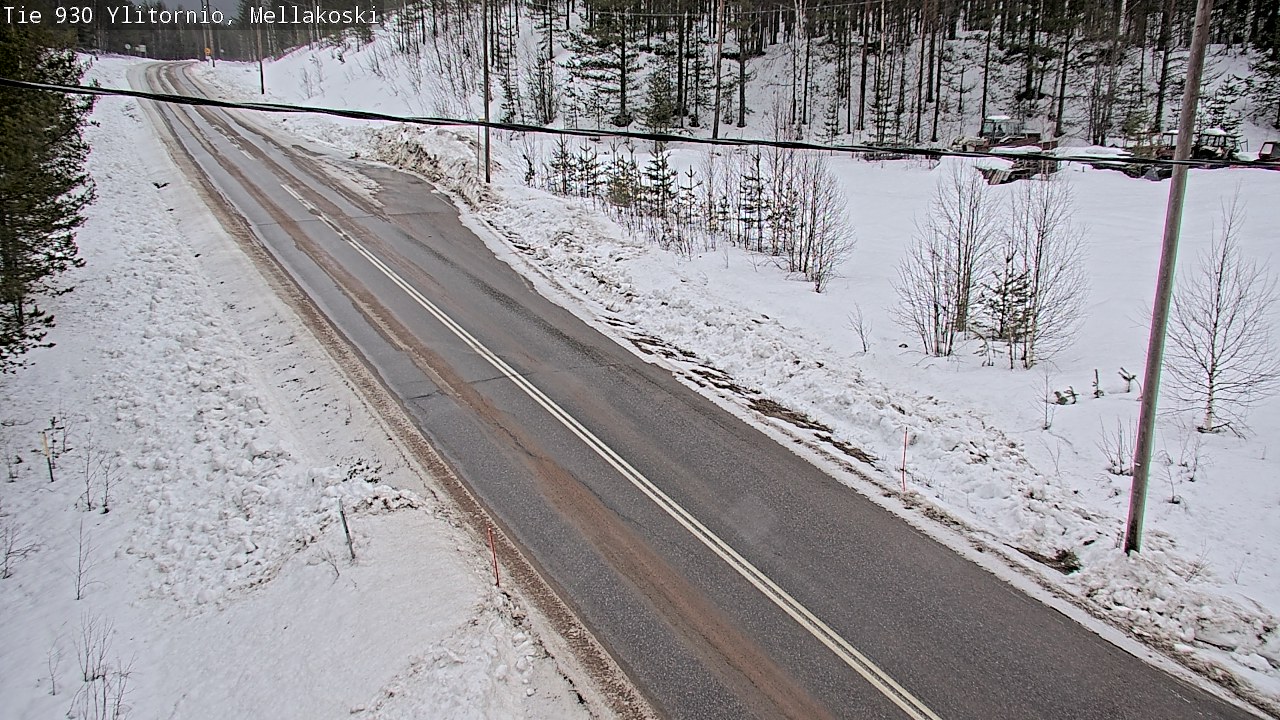 Weather Camera Image Väg 83 Övertorneå, Mellakoski, Ylitornio, Lappi