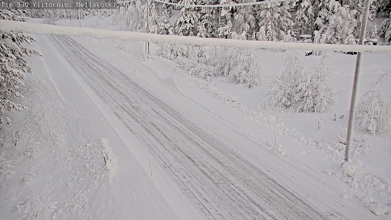 Weather Camera Image Road 83 Ylitornio, Mellakoski, Ylitornio, Lappi