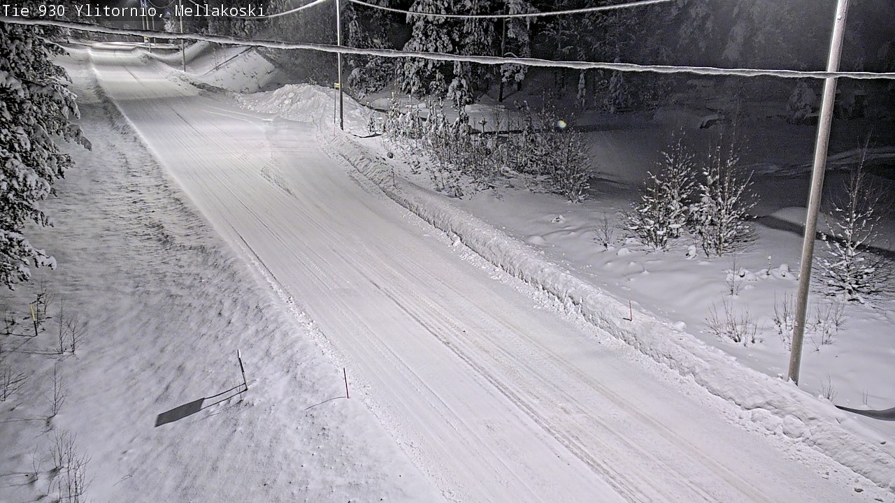 Weather Camera Image Road 83 Ylitornio, Mellakoski, Ylitornio, Lappi