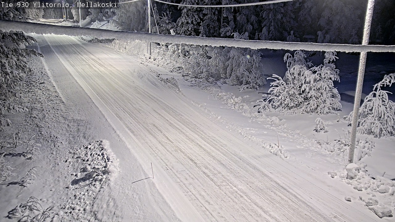 Weather Camera Image Road 83 Ylitornio, Mellakoski, Ylitornio, Lappi