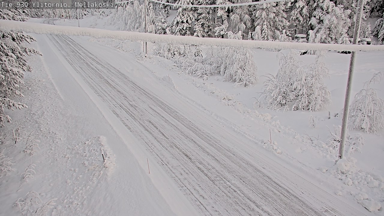 Weather Camera Image Road 83 Ylitornio, Mellakoski, Ylitornio, Lappi