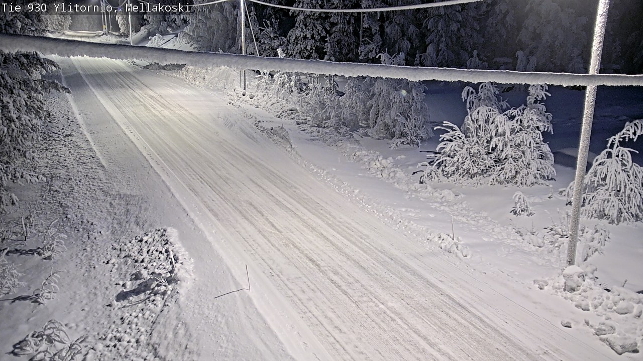Weather Camera Image Road 83 Ylitornio, Mellakoski, Ylitornio, Lappi