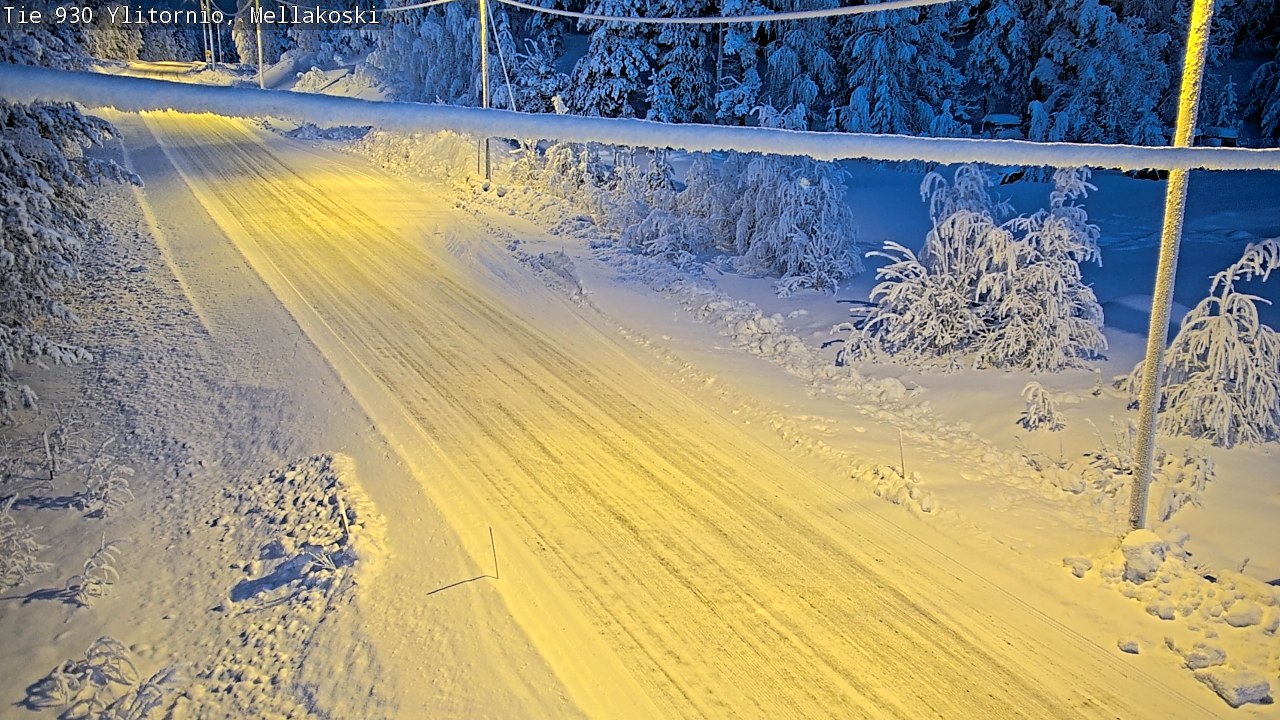 Weather Camera Image Road 83 Ylitornio, Mellakoski, Ylitornio, Lappi