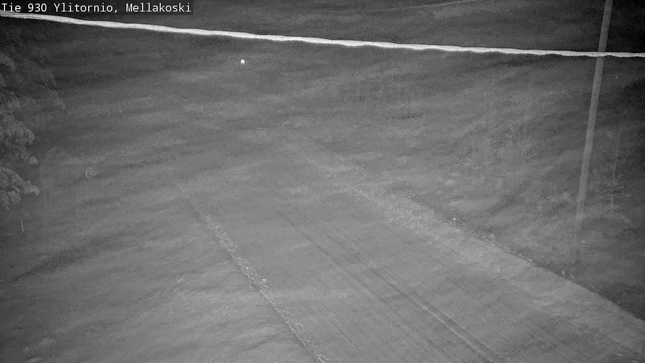 Weather Camera Image Road 83 Ylitornio, Mellakoski, Ylitornio, Lappi