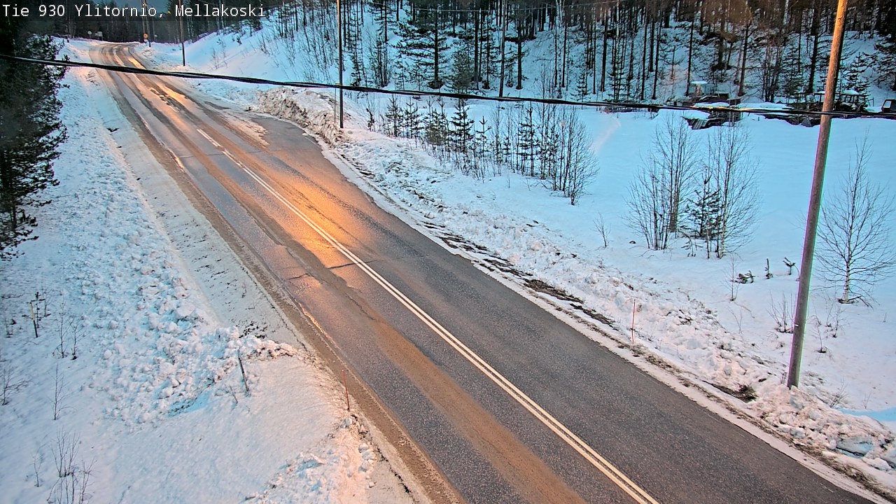Weather Camera Image Road 83 Ylitornio, Mellakoski, Ylitornio, Lappi