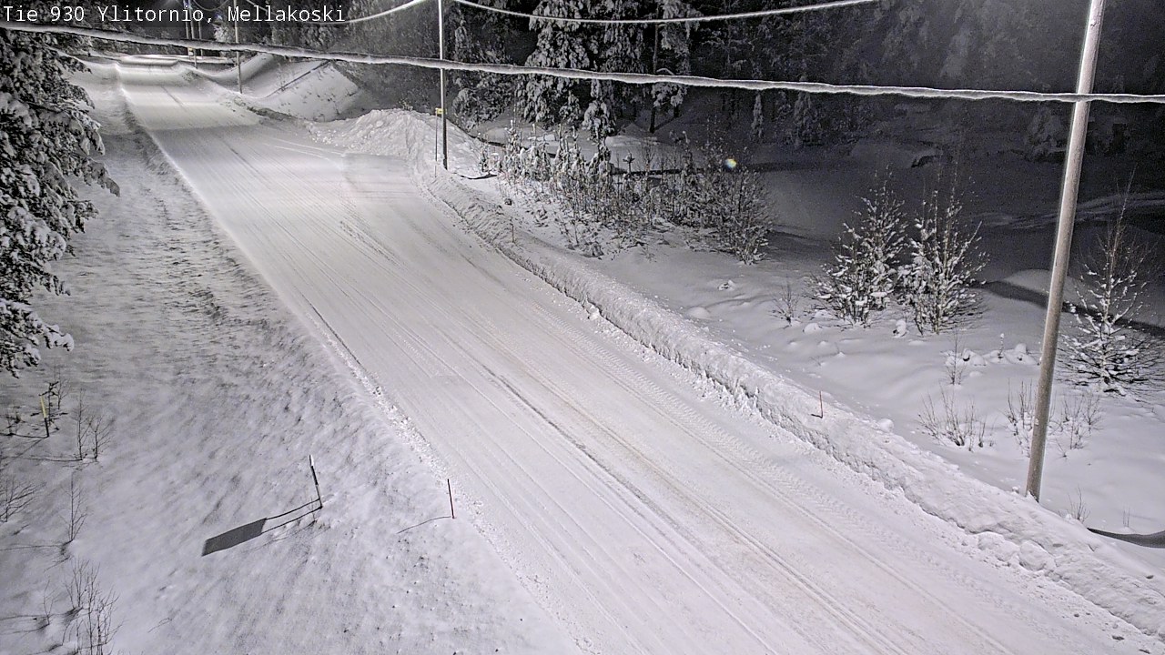 Weather Camera Image Road 83 Ylitornio, Mellakoski, Ylitornio, Lappi