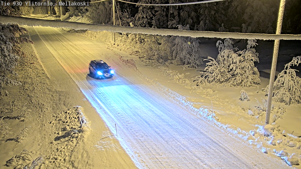 Weather Camera Image Road 83 Ylitornio, Mellakoski, Ylitornio, Lappi
