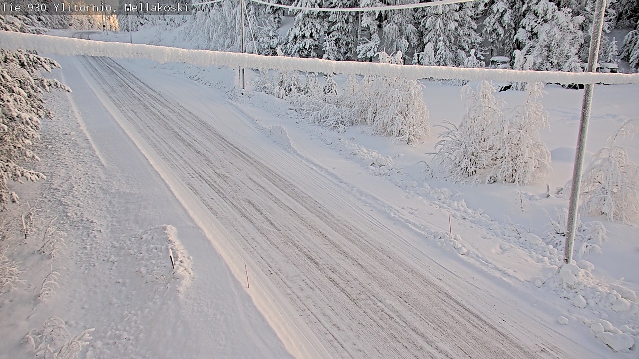 Weather Camera Image Road 83 Ylitornio, Mellakoski, Ylitornio, Lappi
