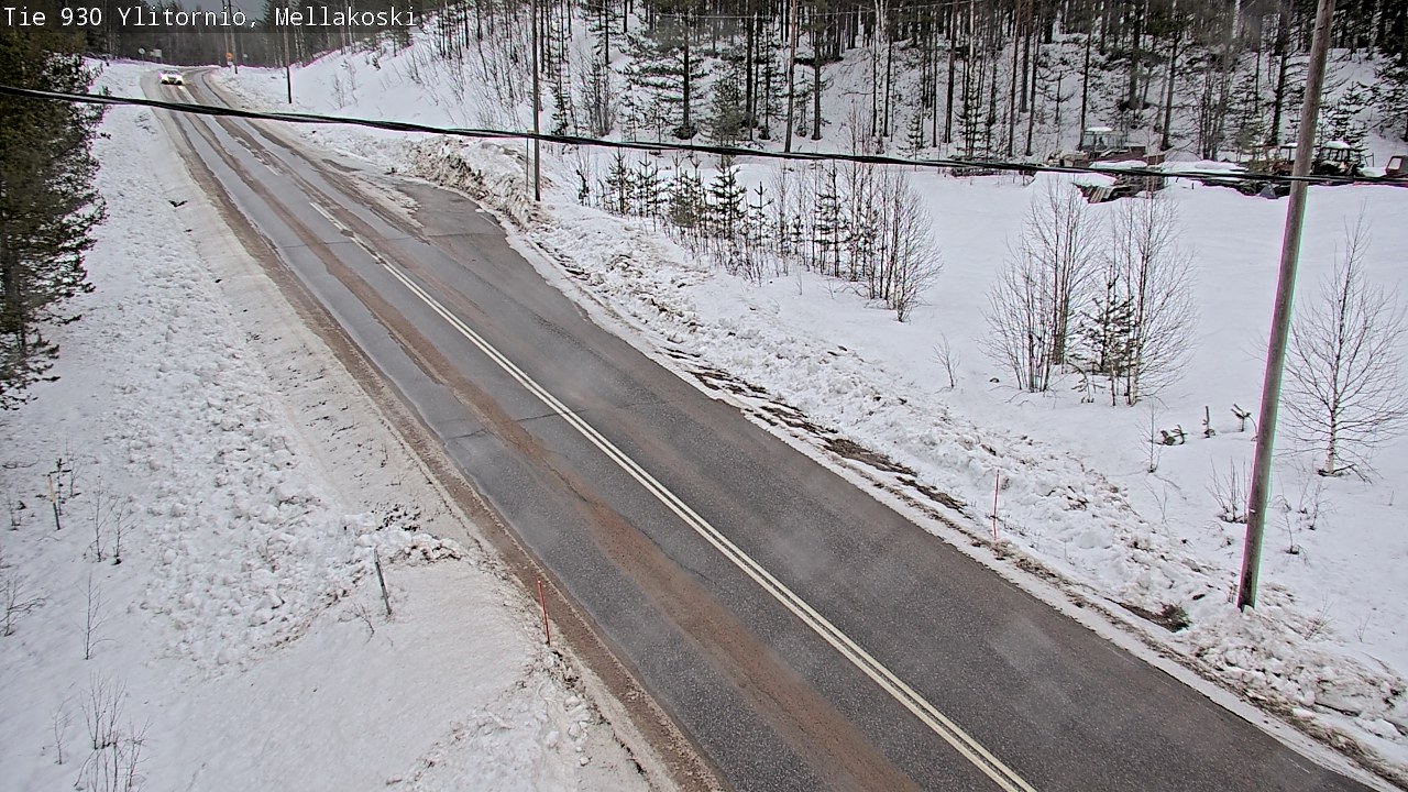 Weather Camera Image Road 83 Ylitornio, Mellakoski, Ylitornio, Lappi