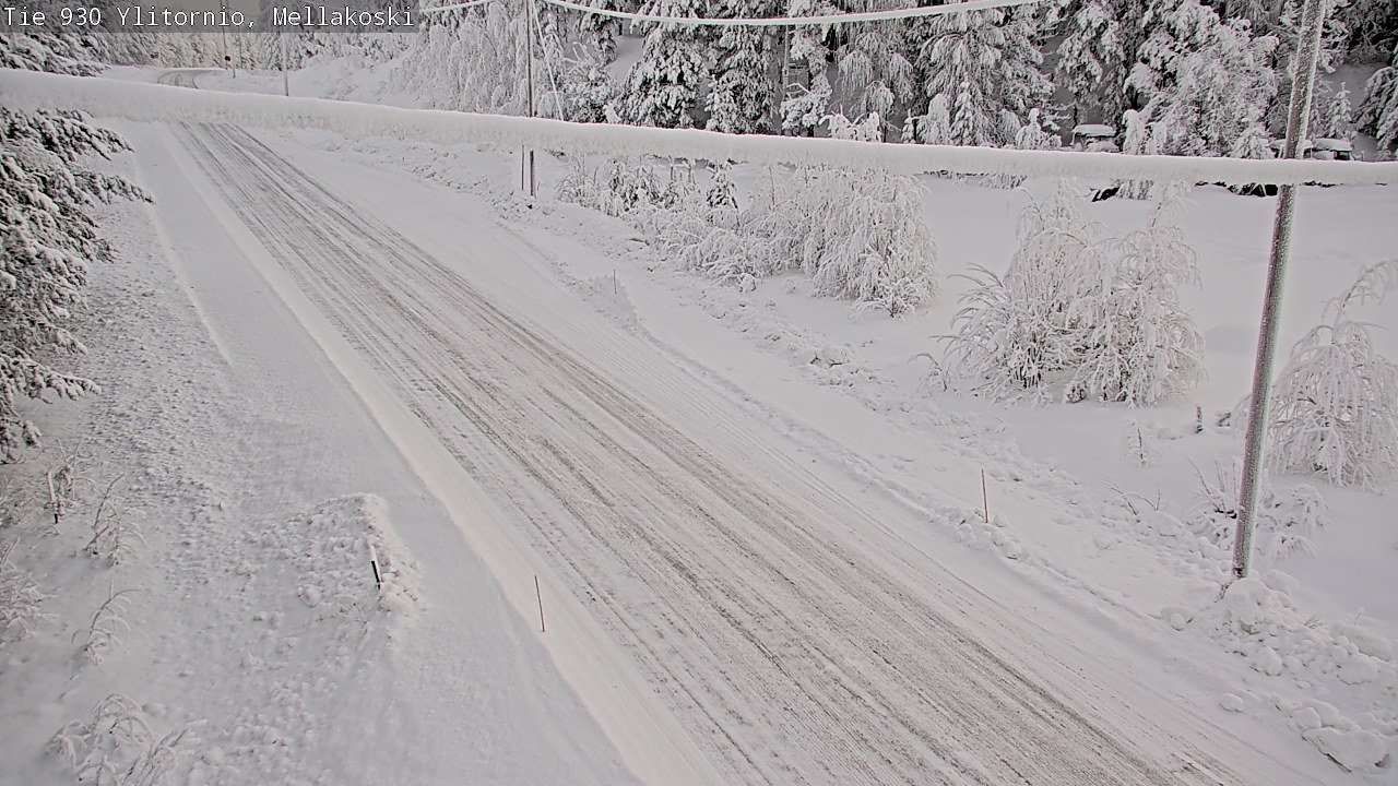 Weather Camera Image Road 83 Ylitornio, Mellakoski, Ylitornio, Lappi