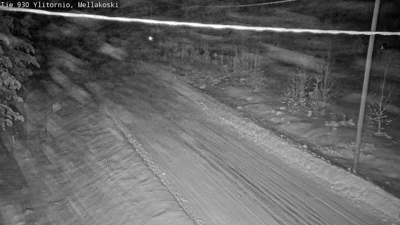 Weather Camera Image Road 83 Ylitornio, Mellakoski, Ylitornio, Lappi