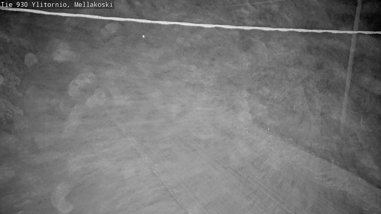 Weather Camera Image Road 83 Ylitornio, Mellakoski, Ylitornio, Lappi