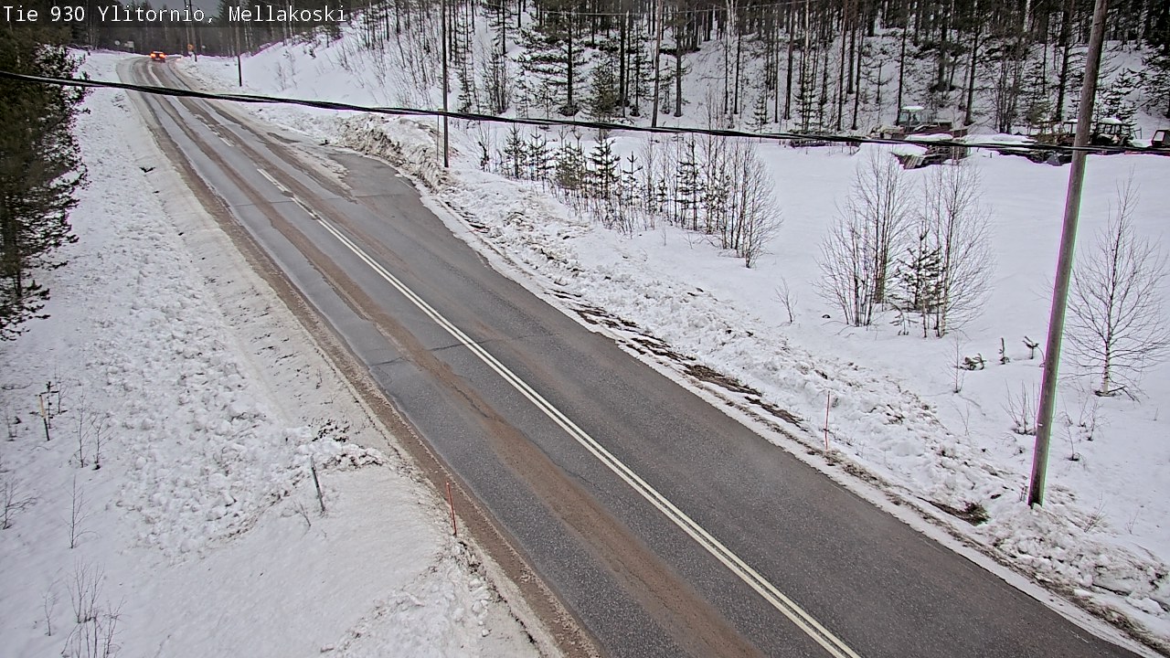 Weather Camera Image Road 83 Ylitornio, Mellakoski, Ylitornio, Lappi