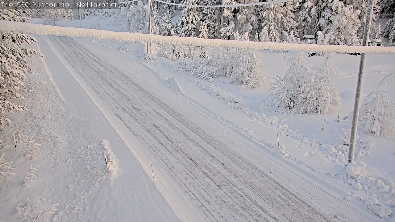 Weather Camera Image Road 83 Ylitornio, Mellakoski, Ylitornio, Lappi