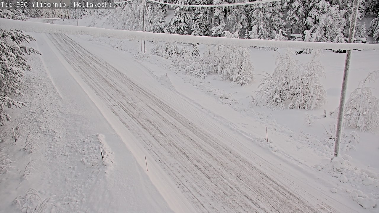Weather Camera Image Road 83 Ylitornio, Mellakoski, Ylitornio, Lappi
