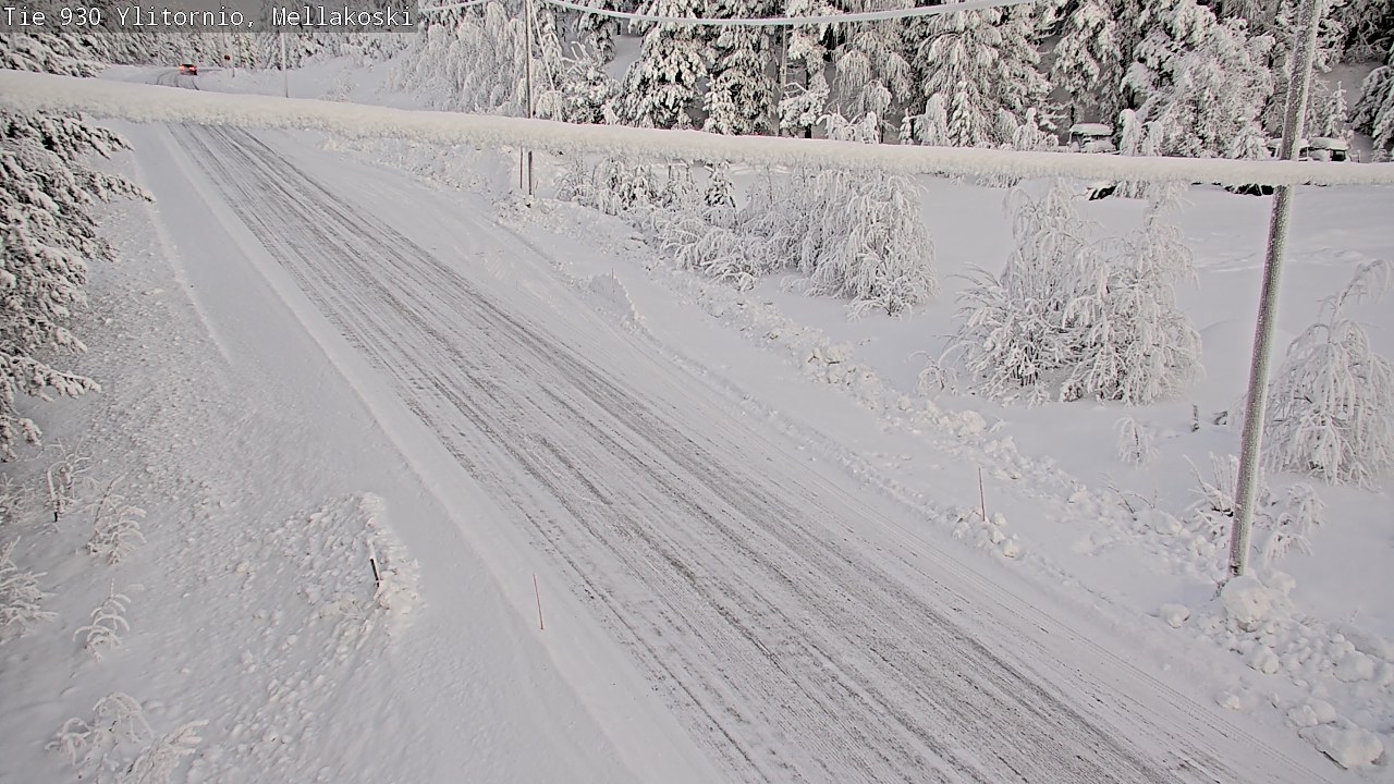 Weather Camera Image Road 83 Ylitornio, Mellakoski, Ylitornio, Lappi
