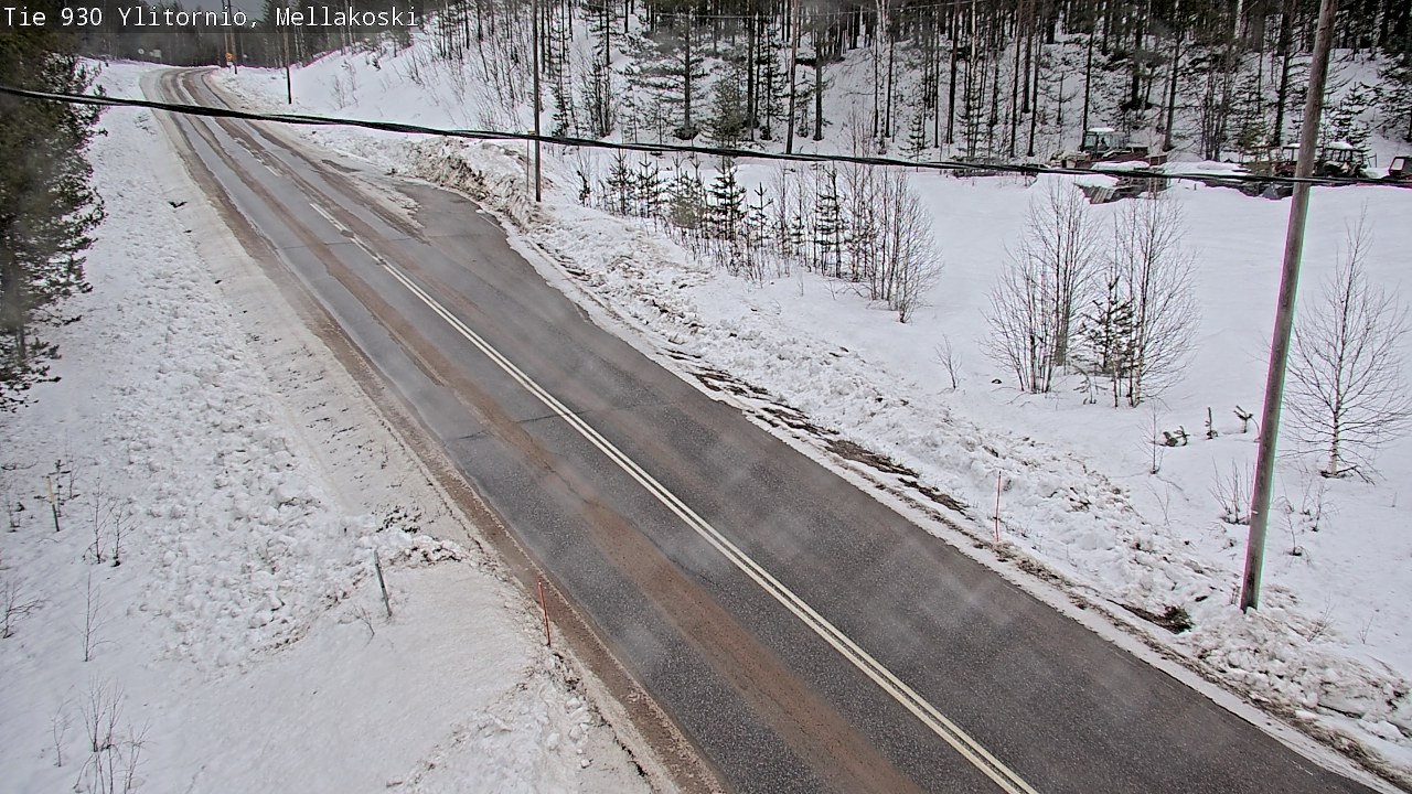 Weather Camera Image Road 83 Ylitornio, Mellakoski, Ylitornio, Lappi