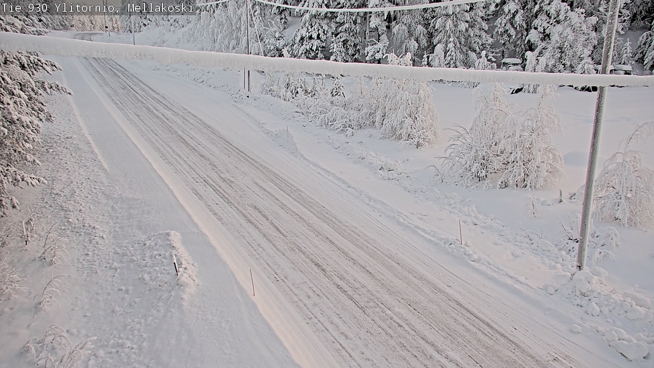 Weather Camera Image Road 83 Ylitornio, Mellakoski, Ylitornio, Lappi