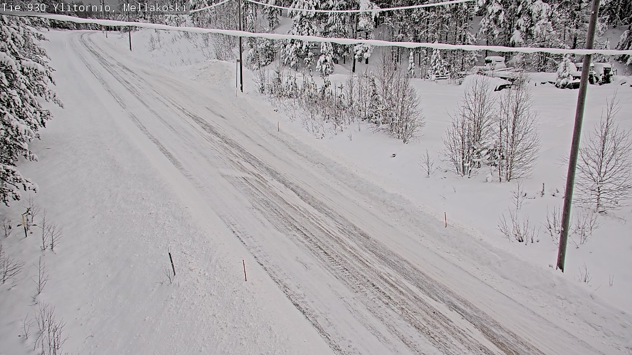 Weather Camera Image Väg 83 Övertorneå, Mellakoski, Ylitornio, Lappi