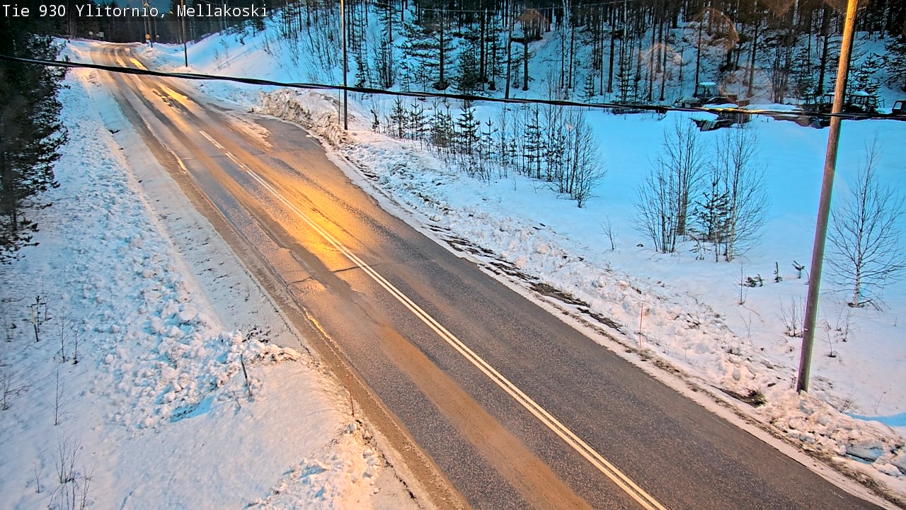 Weather Camera Image Road 83 Ylitornio, Mellakoski, Ylitornio, Lappi