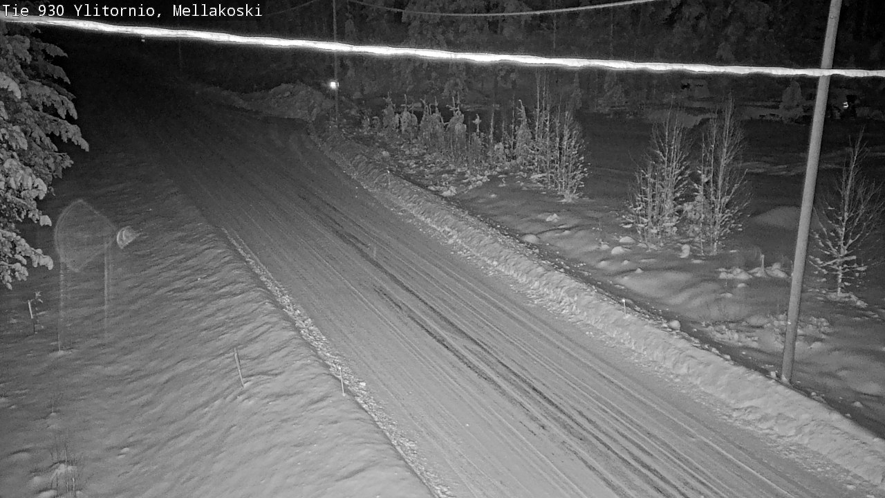 Weather Camera Image Road 83 Ylitornio, Mellakoski, Ylitornio, Lappi