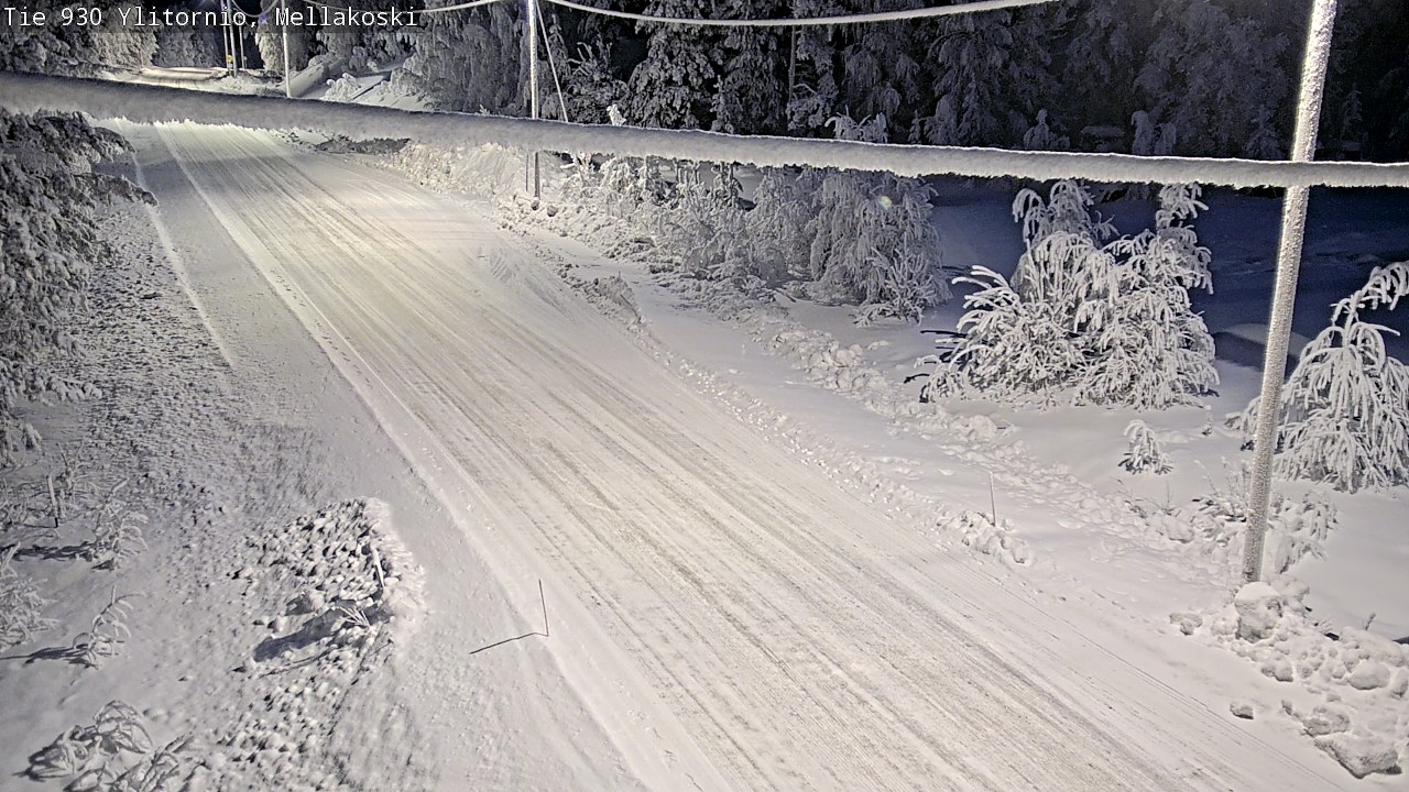 Weather Camera Image Road 83 Ylitornio, Mellakoski, Ylitornio, Lappi