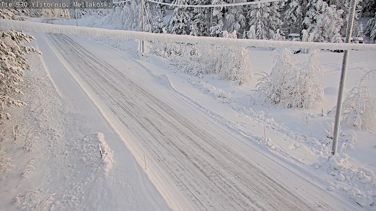 Weather Camera Image Road 83 Ylitornio, Mellakoski, Ylitornio, Lappi