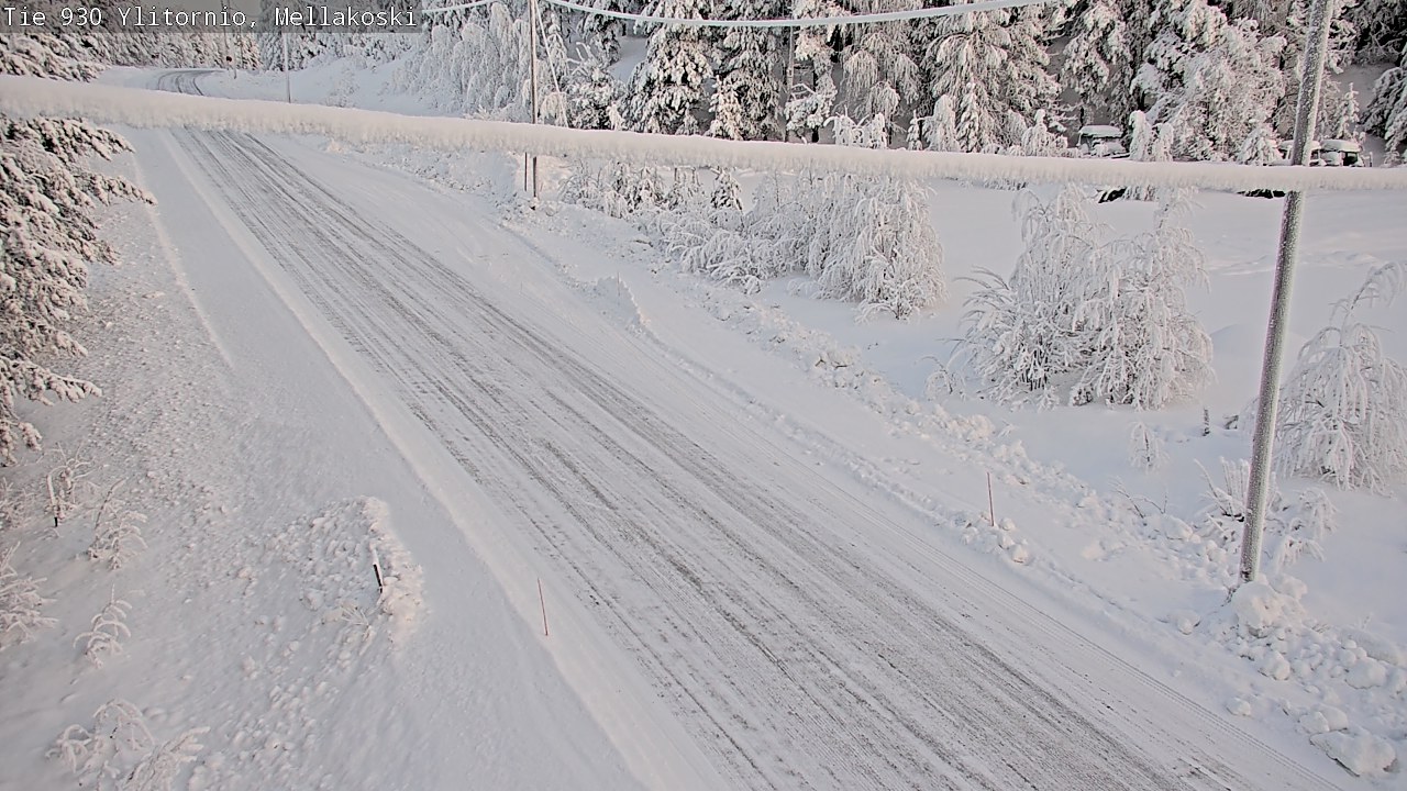 Weather Camera Image Road 83 Ylitornio, Mellakoski, Ylitornio, Lappi