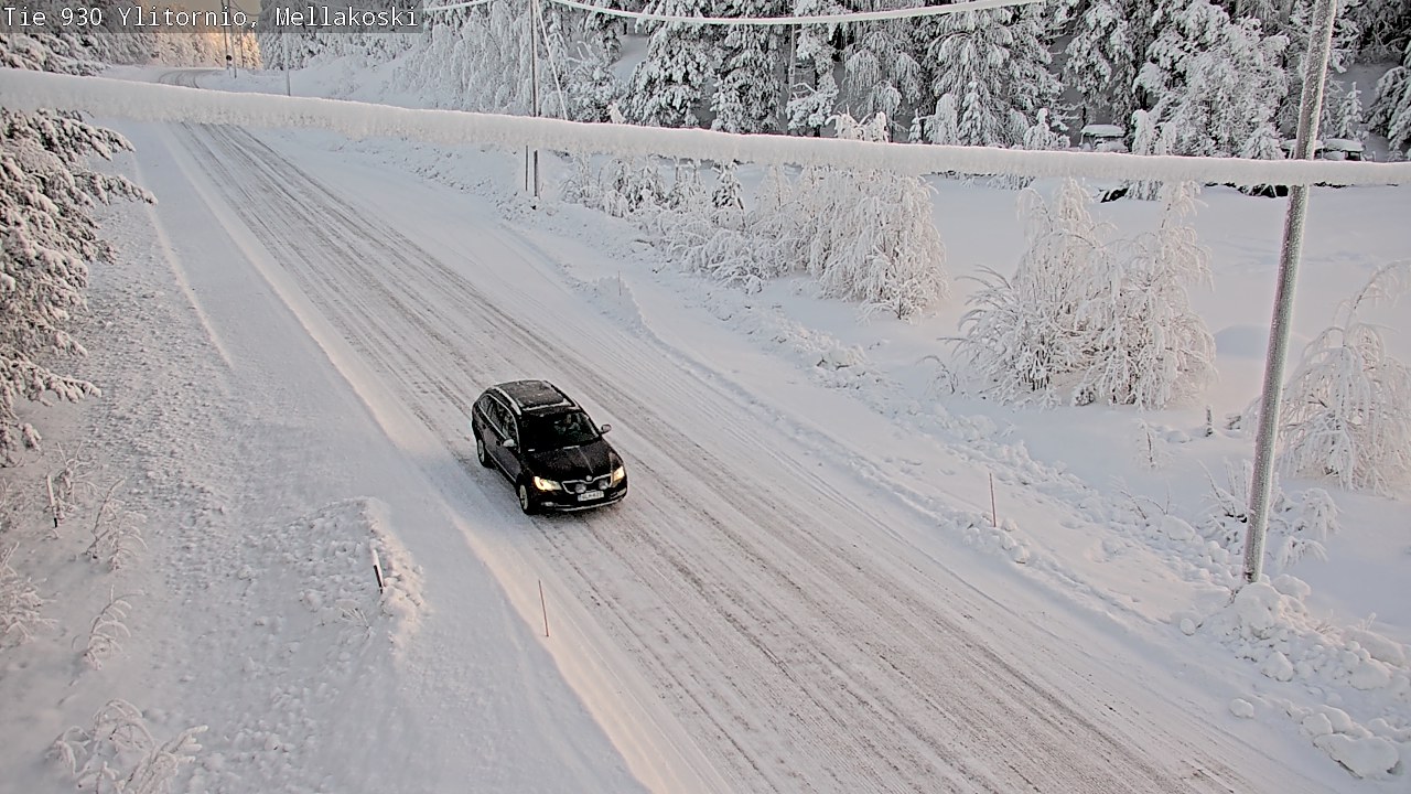 Weather Camera Image Road 83 Ylitornio, Mellakoski, Ylitornio, Lappi