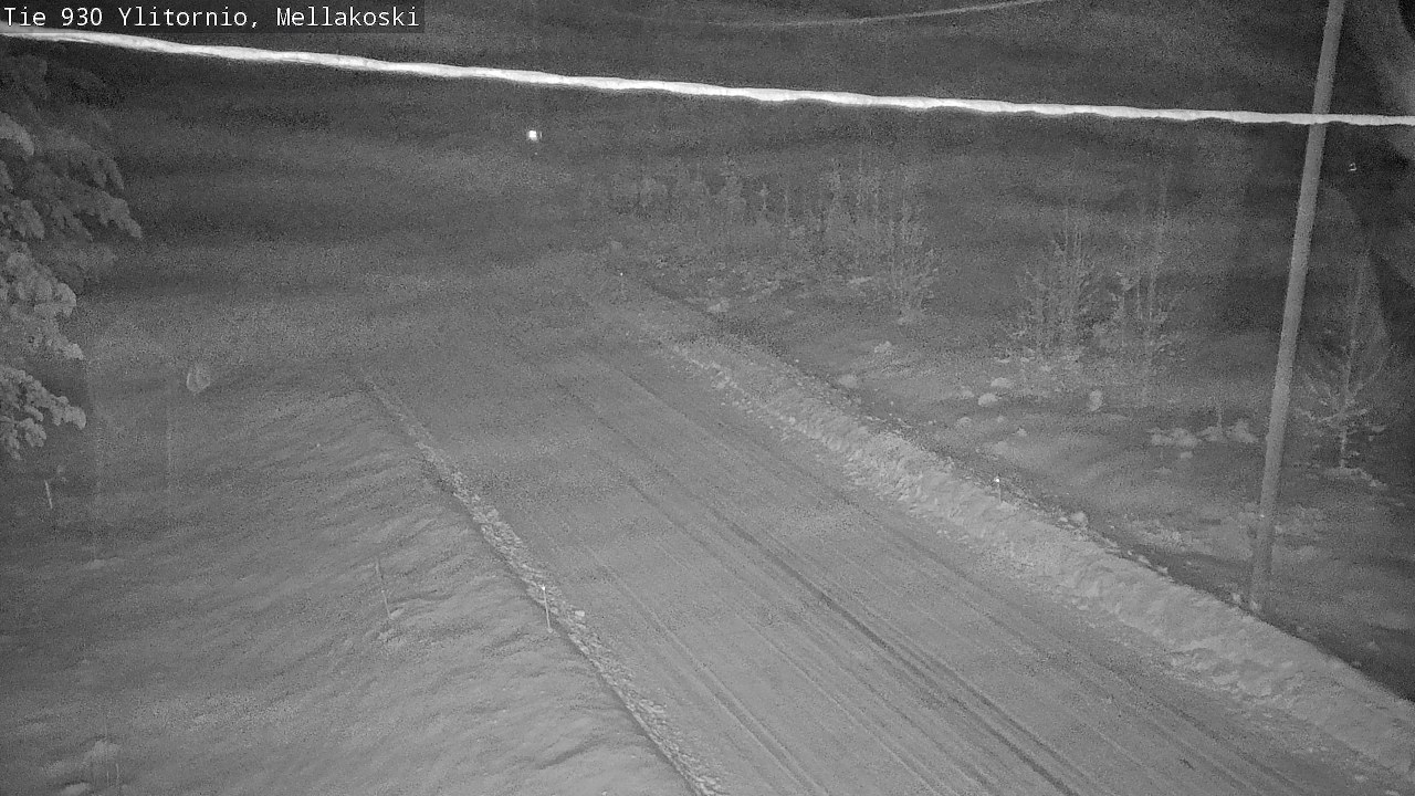 Weather Camera Image Road 83 Ylitornio, Mellakoski, Ylitornio, Lappi