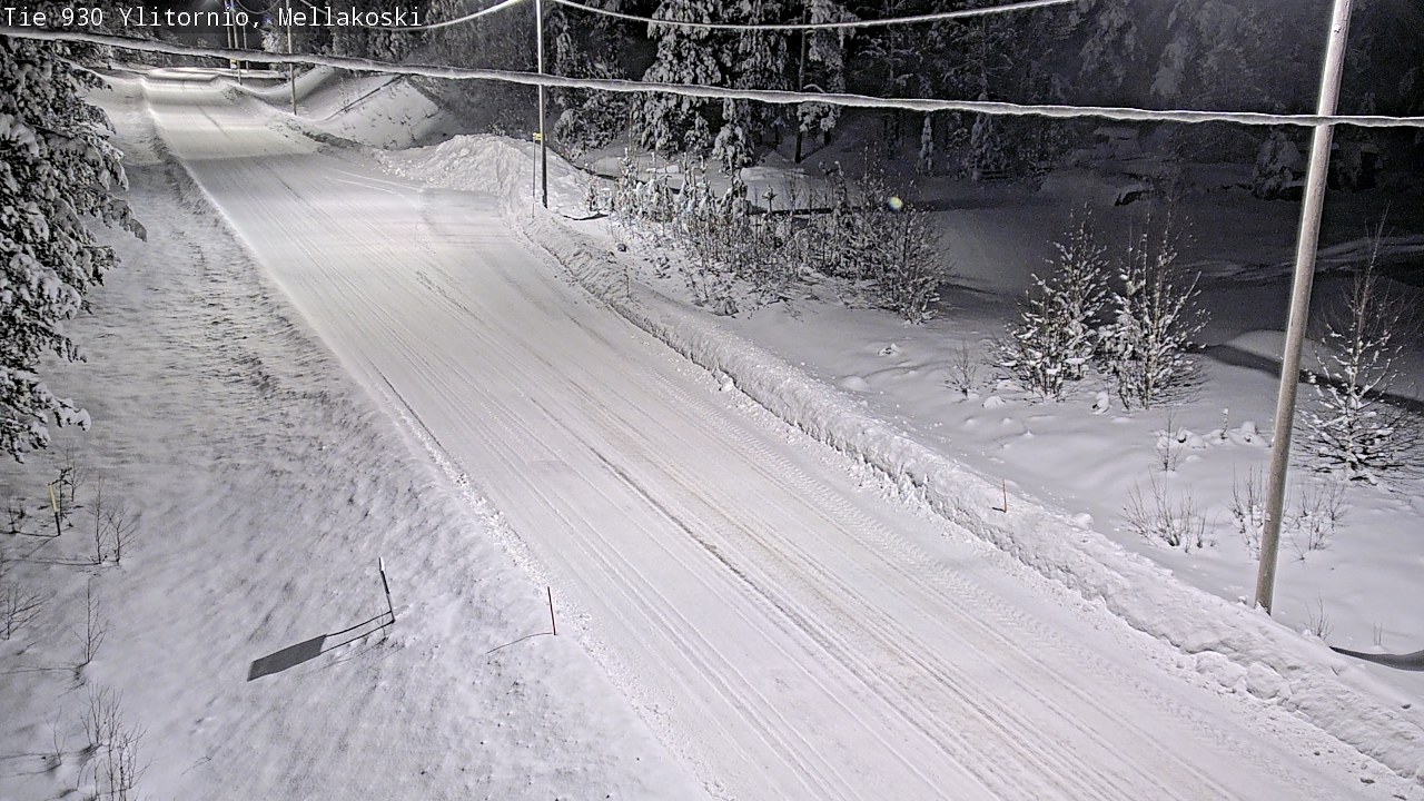 Weather Camera Image Road 83 Ylitornio, Mellakoski, Ylitornio, Lappi