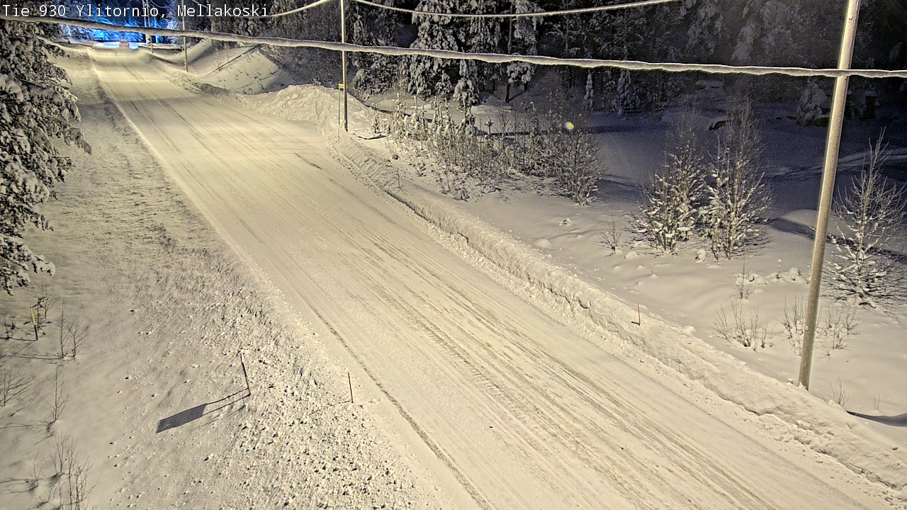 Weather Camera Image Road 83 Ylitornio, Mellakoski, Ylitornio, Lappi