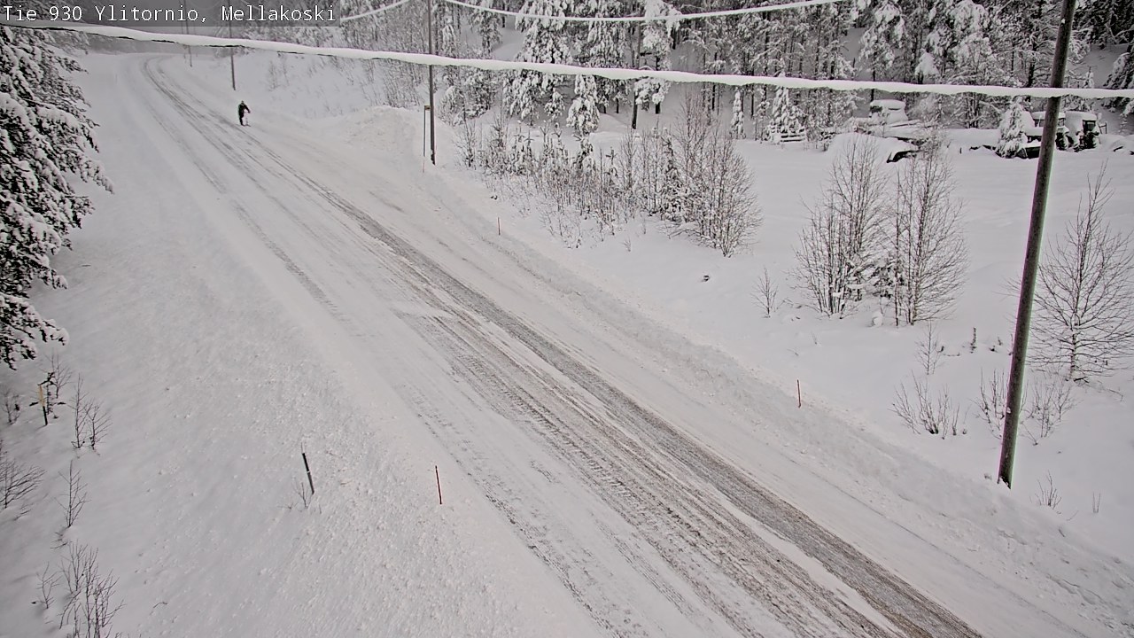 Weather Camera Image Väg 83 Övertorneå, Mellakoski, Ylitornio, Lappi