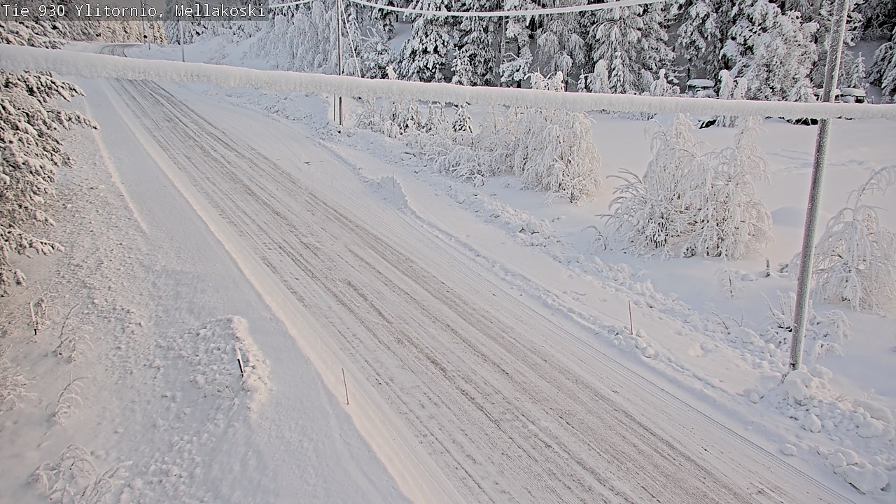 Weather Camera Image Road 83 Ylitornio, Mellakoski, Ylitornio, Lappi