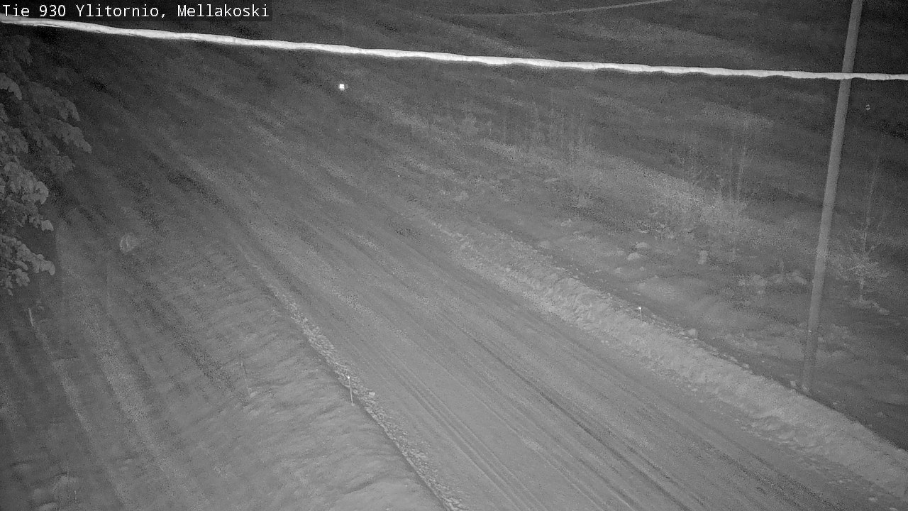 Weather Camera Image Road 83 Ylitornio, Mellakoski, Ylitornio, Lappi