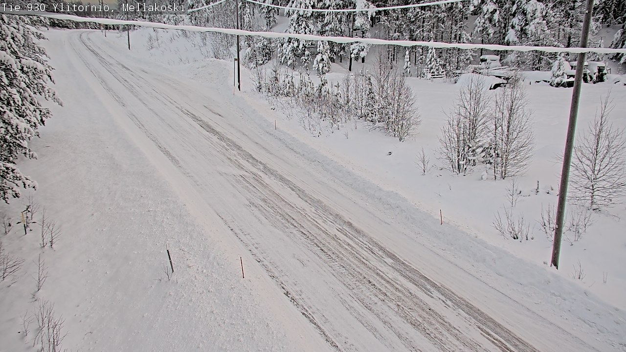 Weather Camera Image Road 83 Ylitornio, Mellakoski, Ylitornio, Lappi