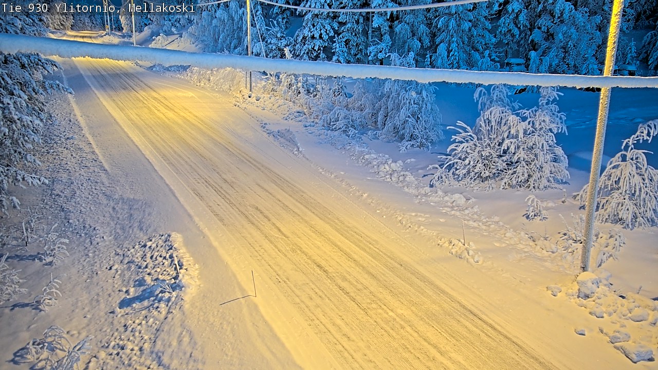 Kelikamerat Kuva TIe 930 Ylitornio, Mellakoski, Ylitornio, Lappi