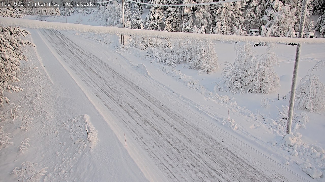 Weather Camera Image Road 83 Ylitornio, Mellakoski, Ylitornio, Lappi