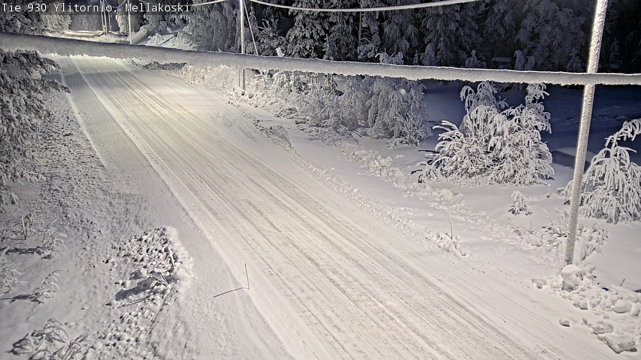 Weather Camera Image Road 83 Ylitornio, Mellakoski, Ylitornio, Lappi