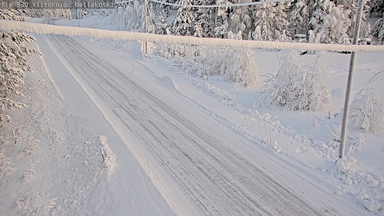 Weather Camera Image Road 83 Ylitornio, Mellakoski, Ylitornio, Lappi